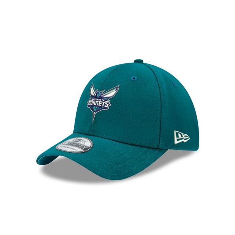 NBA Charlotte Hornets Team Classic 39Thirty Stretch Fit (NEA8082) - Blue New Era Caps